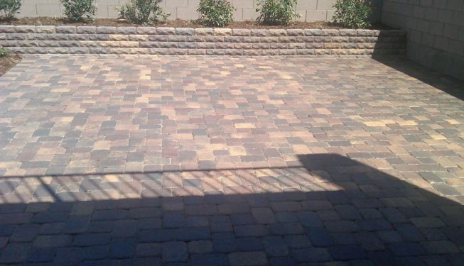 Paver Patio Design - Before and After | Garcia Landscaping & Lawn Service